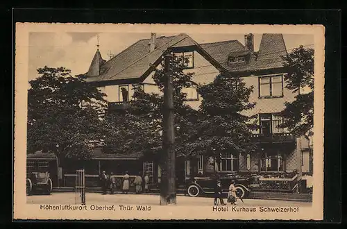 AK Oberhof /Thür., Hotel Kurhaus Schweizerhof