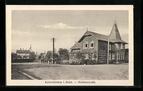 AK Kaltenkirchen /Holstein, Partie in der Holstenstrasse