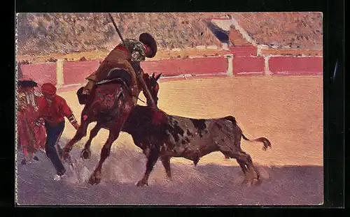AK Stierkämpfer erteilt den Todesstich