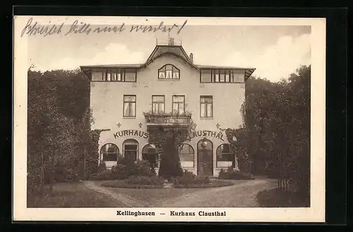 AK Kellinghusen, Kurhaus Clausthal mit Anlagen