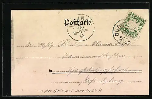 AK Buchloe, Gasthaus zum Hirsch