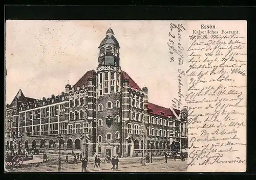 AK Essen, Kaiserliches Postamt