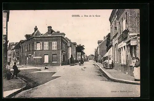 AK Oissel, rue de la gare