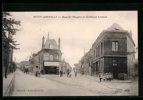 AK Petit-Quevilly, Rues de l`Hospice et Guillaume Lecointe