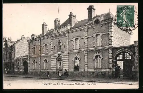 AK Sanvic, La Gendarmerie Nationale et la Poste