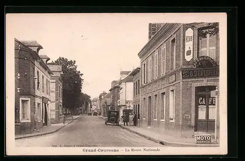 AK Grand-Couronne, la route nationale