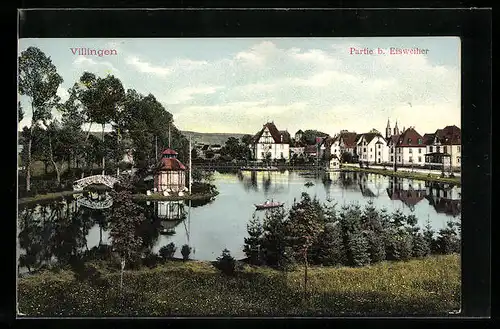 AK Villingen, Partie b. Eisweiher