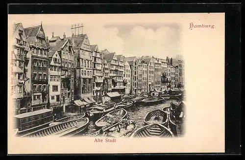 AK Hamburg, Partie in der Altstadt