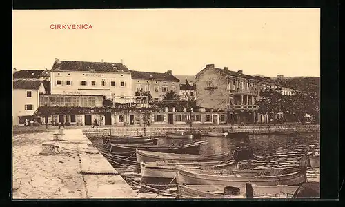 AK Cirkvenica, Restaurant Belle-Vue am Hafen