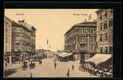 AK Fiume, Piazza Dante