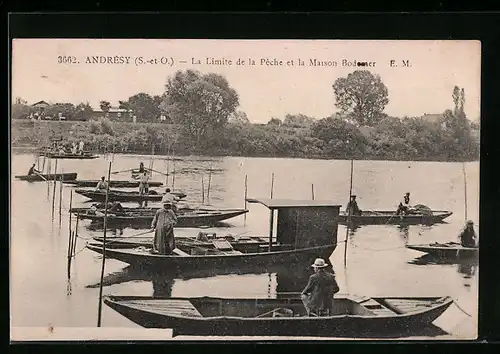 AK Andrésy, La Limite de la Pêche et la Maison Bodemer