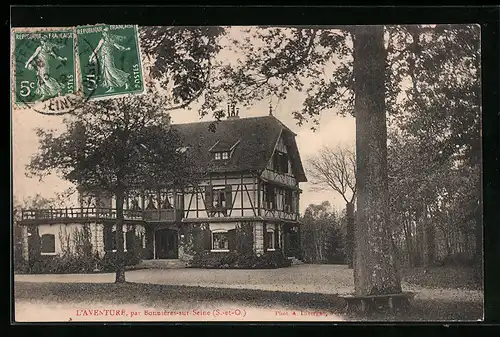 AK L`Aventure, Une vue par Bonnière-sur-Seine