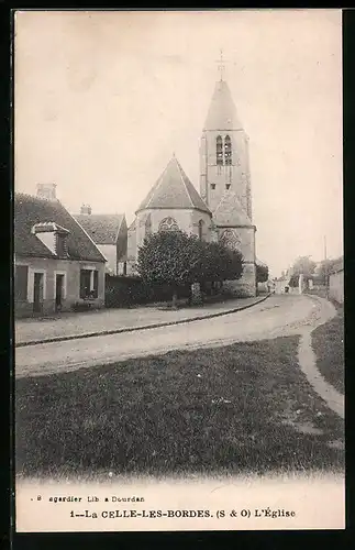AK La Celle-les-Bordes, L`Eglise