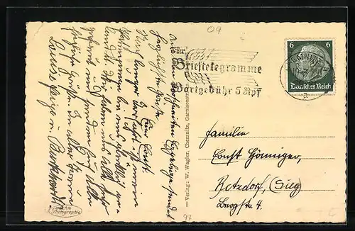 AK Börnichen i. Erzgeb., Teilansicht