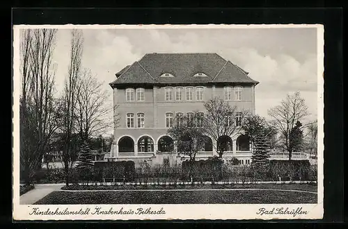 AK Bad Salzuflen, Kinderheilanstalt Knabenhaus Bethesda