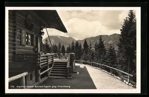 AK Rottach-Egern, Partie am Gasthof Wildpark