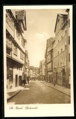 AK Kassel, Partie am Pferdemarkt