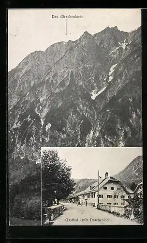 AK Grödig, Gasthof zum Drachenloch