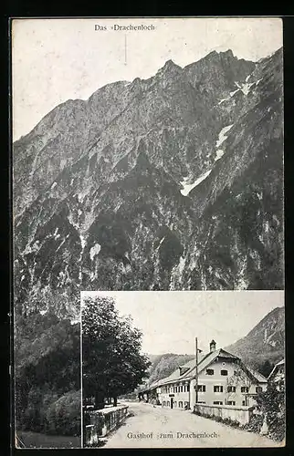 AK Grödig, Gasthof zum Drachenloch
