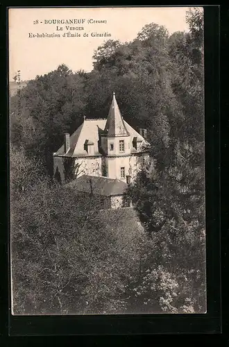 AK Bourganeuf, Le Verger, ex-habitation d`Emile de Girardin