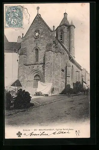AK Bourganeuf, Eglise Saint-Jean