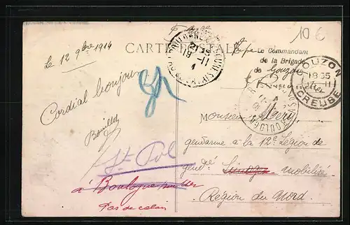 AK Gouzon, La Grande Place, Hotel du Commerce