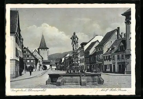 AK Gengenbach /Schwarzwald, Strasse
