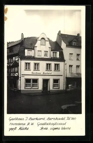 AK Bernkastel, Gasthaus I. Burkard