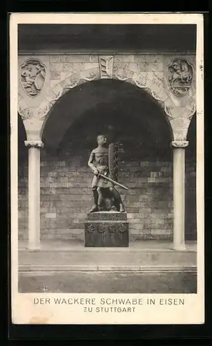 AK Stuttgart, Der Wackere Schwabe in Eisen, Nagelung