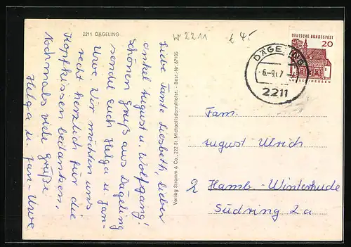 AK Dägeling, Denkmal, Gebäudeansicht