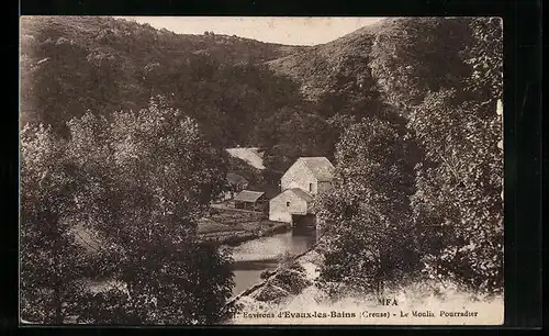 AK Evaux-les-Bains, Le Moulin Pourradier
