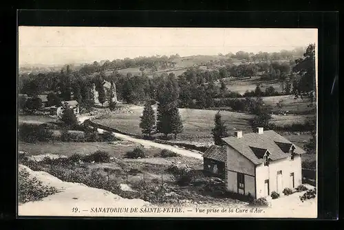 AK Sainte-Feyre, Sanatorium de Sainte-Feyre, Vue prise de la Cure d`Air