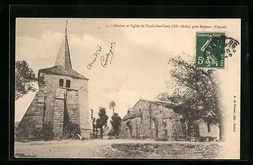 AK Toulx-Ste-Croix, Clocher et Eglise