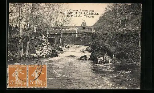 AK Moutier-Rozeille, Le Pont des Chèvres
