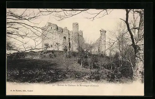 AK Montaigut, Ruines du Château