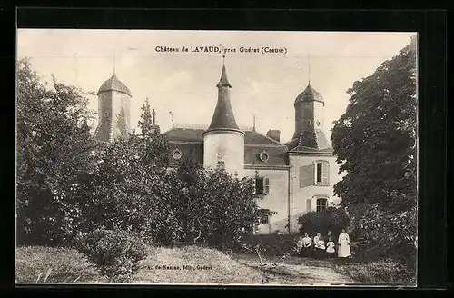 AK Guéret, château de Lavaud á Clocher