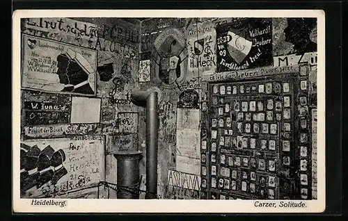 AK Heidelberg, Blick in den Carzer, studentische Szene
