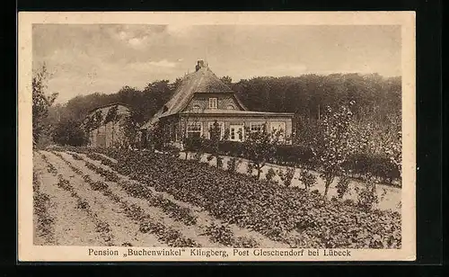 AK Klingberg /Gleschendorf, Hotel Pension Buchenwinkel