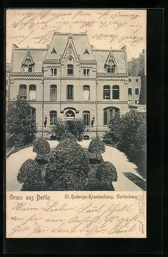 AK Berlin, St. Hedwigs-Krankenhaus, Gartenhaus