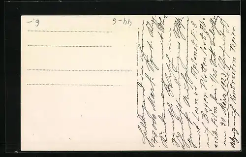 Foto-AK Mädchen mit Kinderwagen