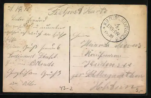 AK Le repos sur la plage