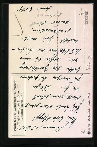 AK Muss i denn..., Wanderer nimmt Abschied