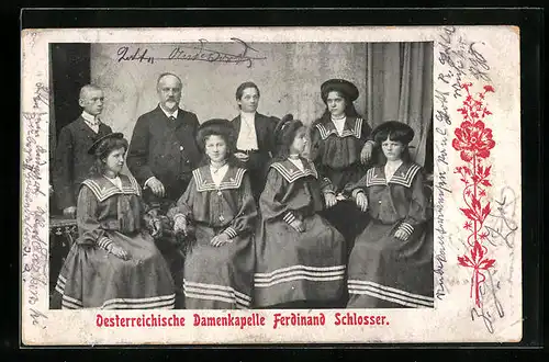 AK Österreichische Damenkapelle Ferdinand Schlosser