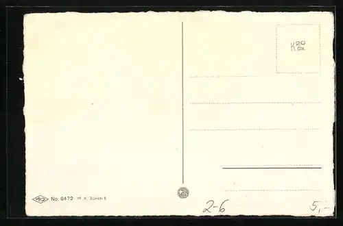 AK Briefmarkensprache, Ich denk an Dich!, Ich bleib Dir treu!, Erwarte Antwort!, Englein mit Kuvert