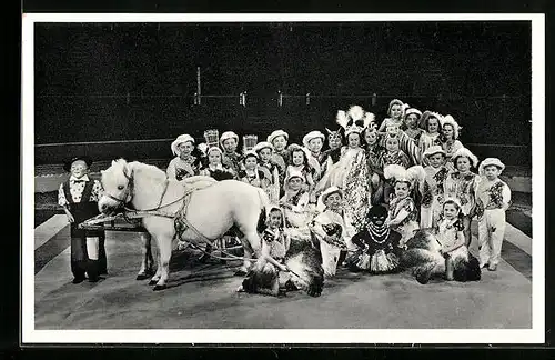 AK München-Solln, C. H. Schäfers Circus-Stadt Liliput, Memlingstrasse 11