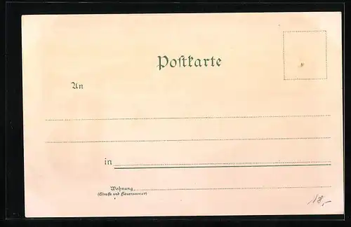 Lithographie Murnau /Obb., Hotel zur Post, Staffelsee, Teilansicht, König Ludwig II. Denkmal