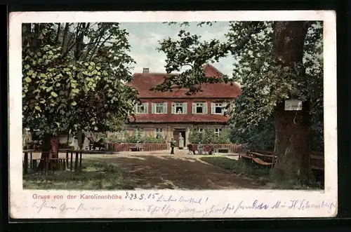 AK Michelau, Gasthaus Karolinenhöhe