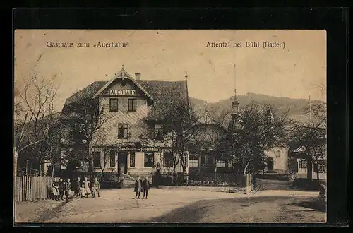 AK Affenthal bei Bühl, Gasthaus zum Auerhahn