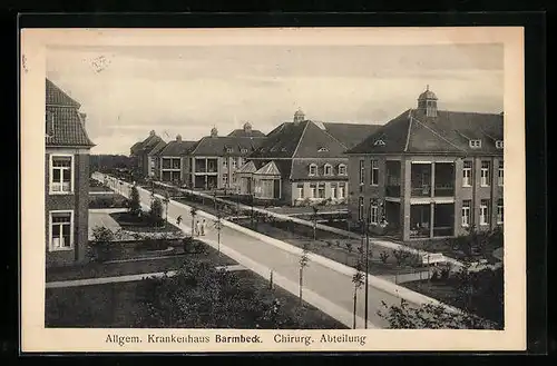 AK Hamburg-Barmbek, Allgemeines Krankenhaus Barmbeck, Chirurgische Abteilung