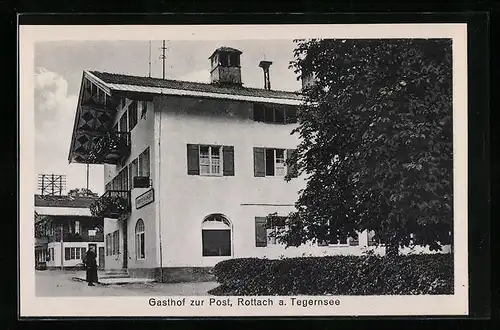 AK Rottach /Tegernsee, Gasthof zur Post